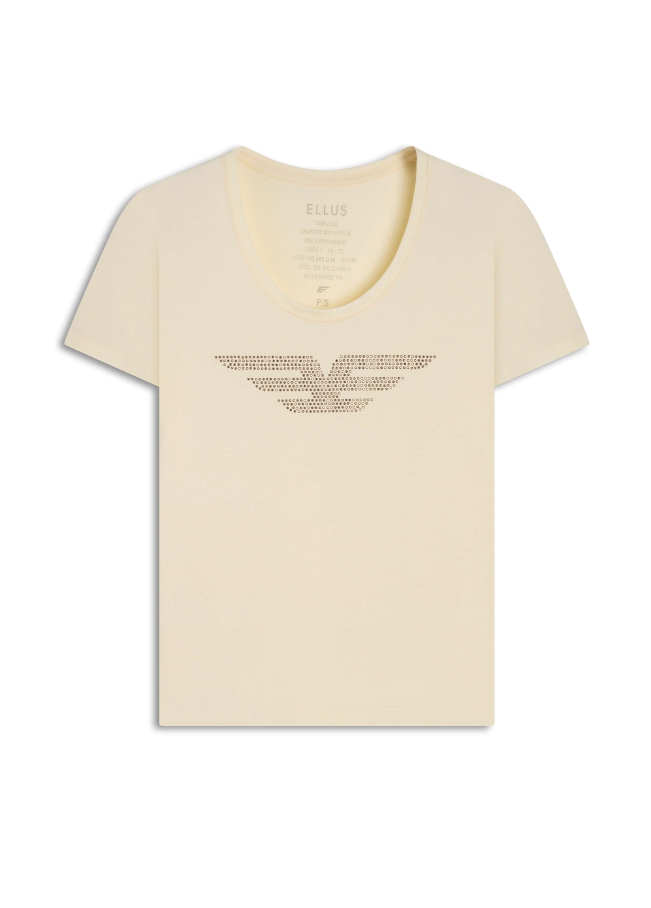 Blusa Cotton Ellus Easa Barcelona Off White