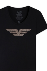 Blusa Cotton Ellus Easa Barcelona Preto