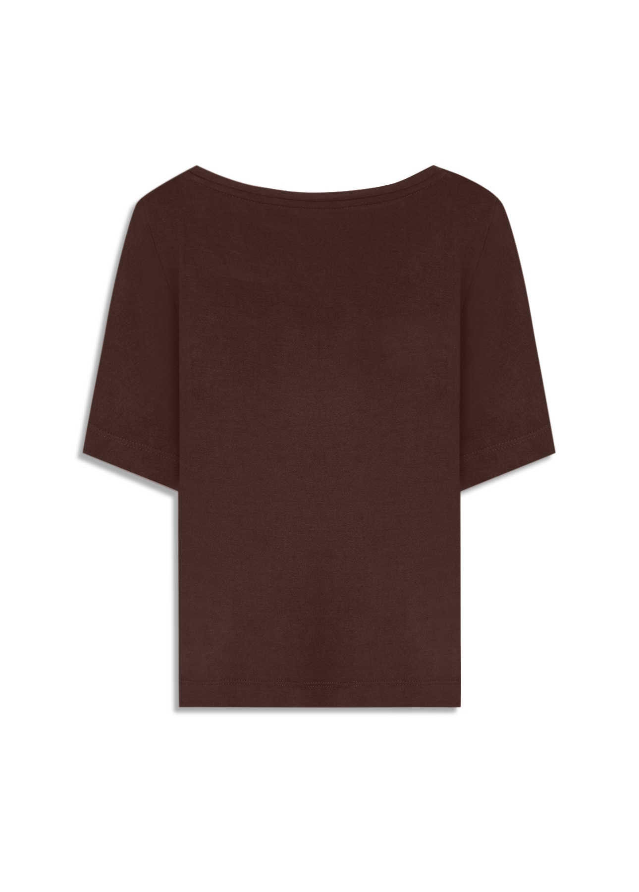 Blusa Cotton Ellus Trip Dark Brown