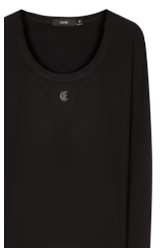 Blusa Cotton Fine Ellus Classic Slim Preto