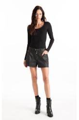 Blusa Cotton Fine Ellus Classic Slim Preto