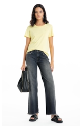 Blusa Cotton Fine Ellus Easa Classic Slim Amarelo Claro