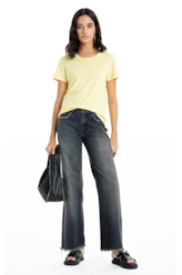 Blusa Cotton Fine Ellus Easa Classic Slim Amarelo Claro