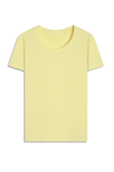 Blusa Cotton Fine Ellus Easa Classic Slim Amarelo Claro