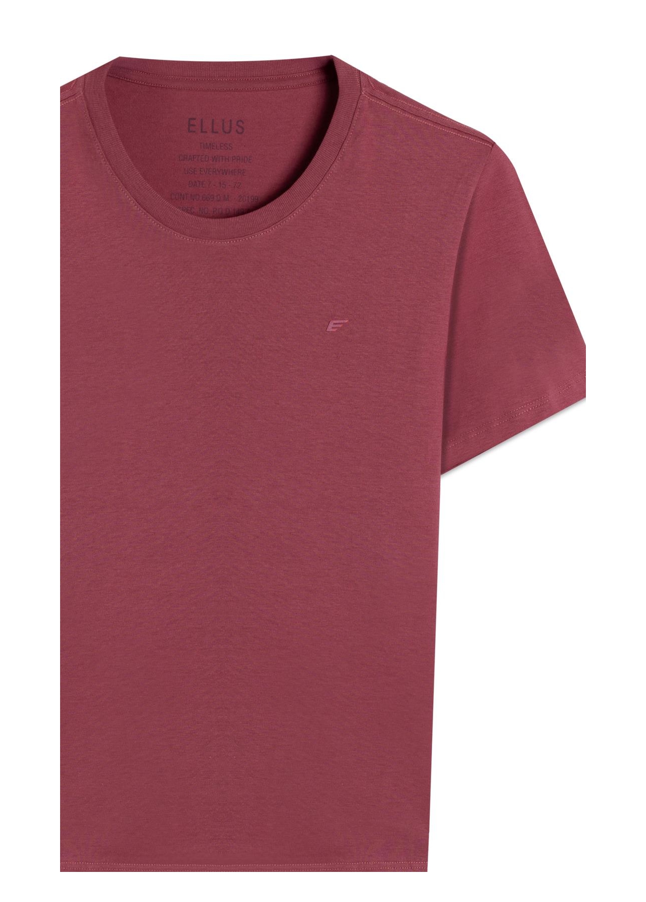 Blusa Cotton Fine Ellus Easa Classic Slim Mauve