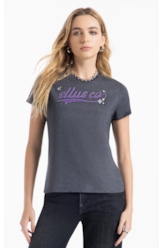 Blusa Cotton Fine New Slim  Co Chumbo Mescla
