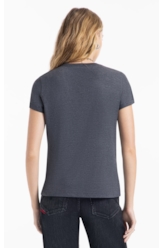 Blusa Cotton Fine New Slim  Co Chumbo Mescla