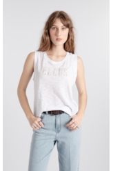 Blusa Cotton Flame Ellus Iron Boyish Off White