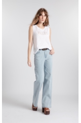 Blusa Cotton Flame Ellus Iron Boyish Off White