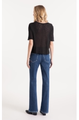 Blusa Cotton Flame Nebula Preto