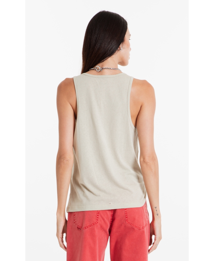 Blusa Cotton Linen Assinatura Verde Oliva