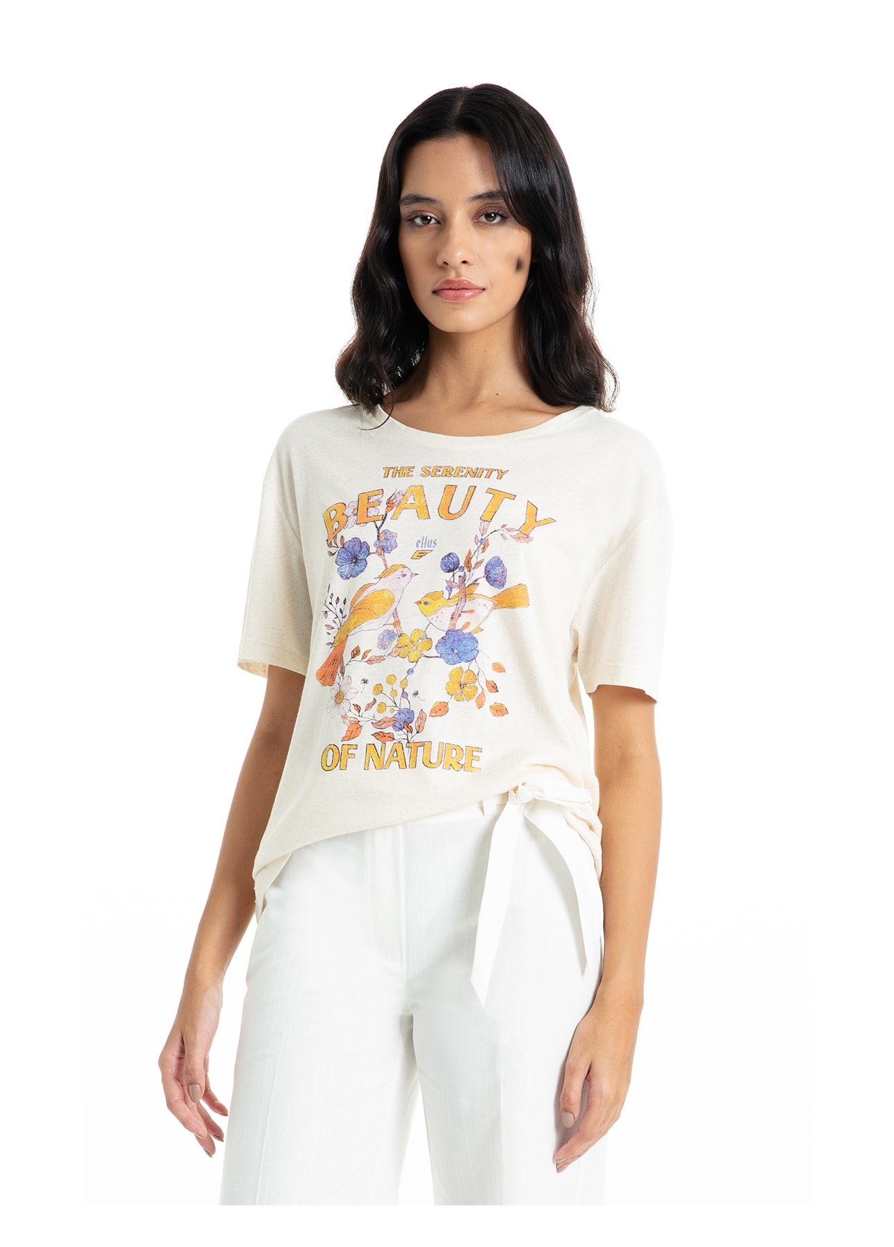 Blusa Cotton Linen Serenity Beauty Natural