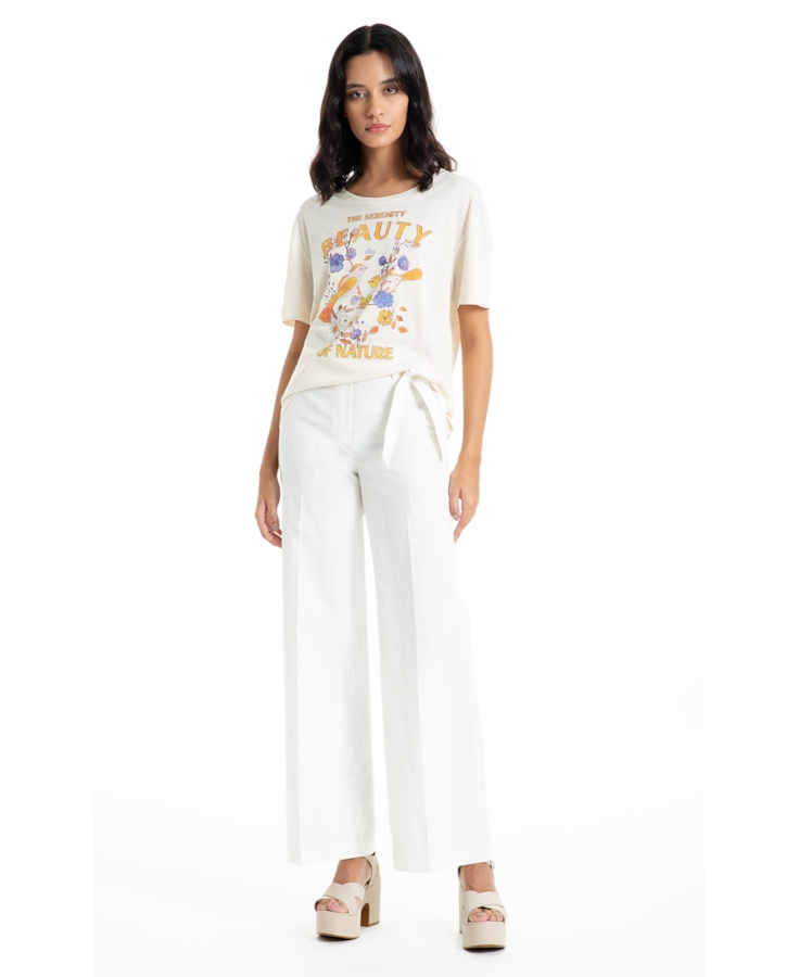 Blusa Cotton Linen Serenity Beauty Natural