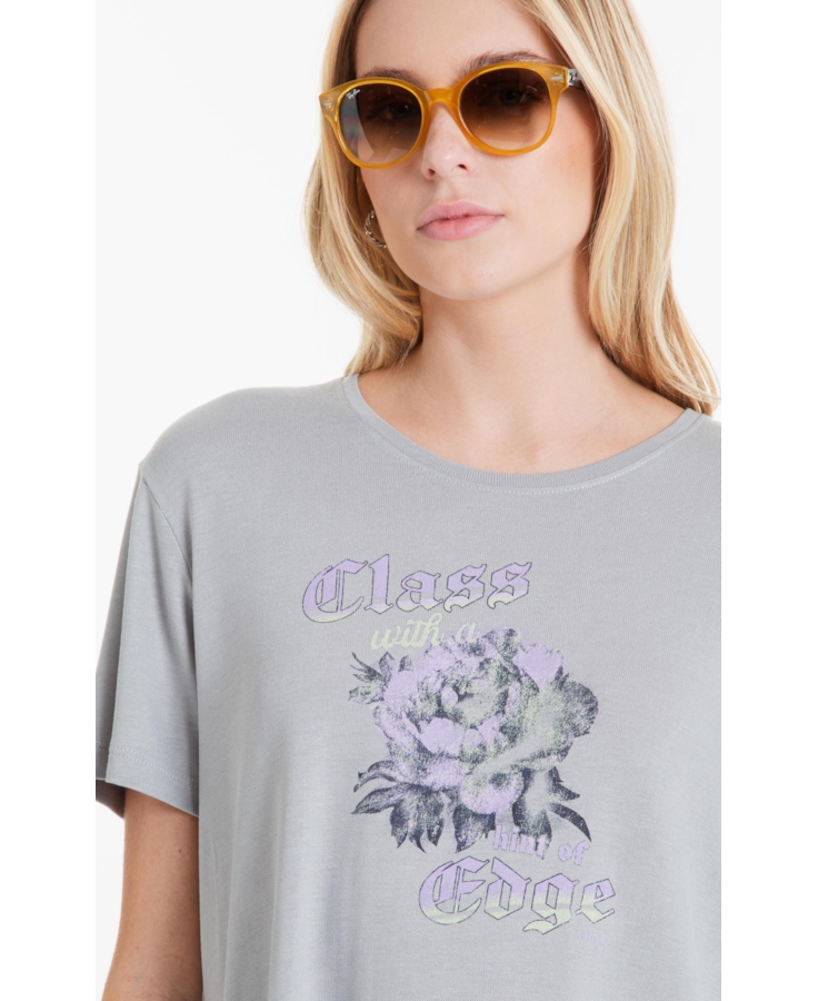 Blusa Cotton Linen Silver