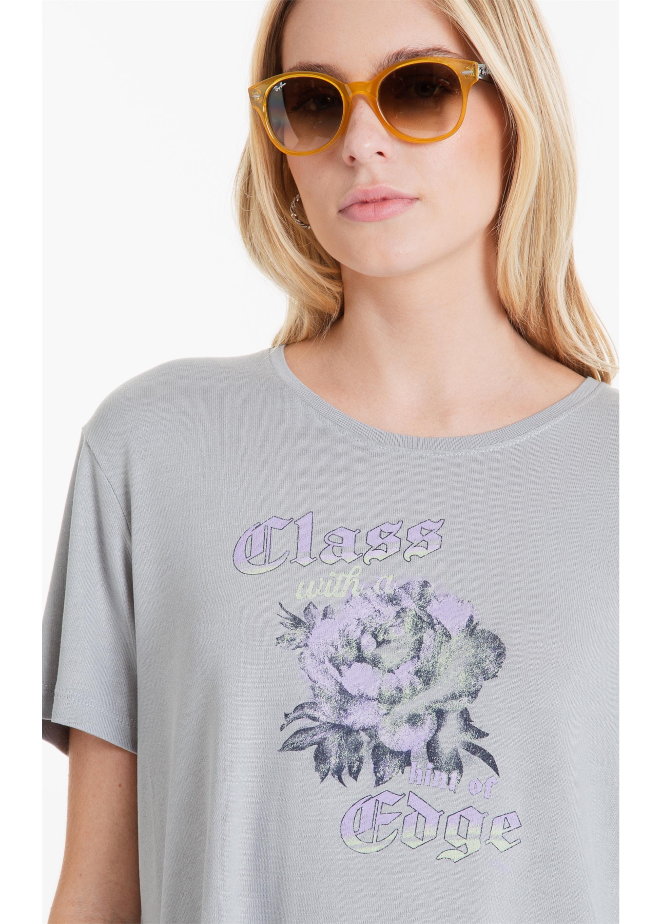 Blusa Cotton Linen Silver