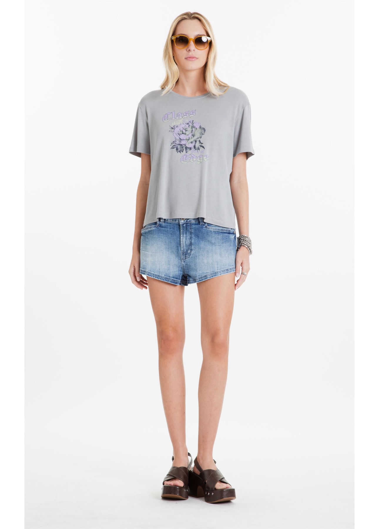 Blusa Cotton Linen Silver