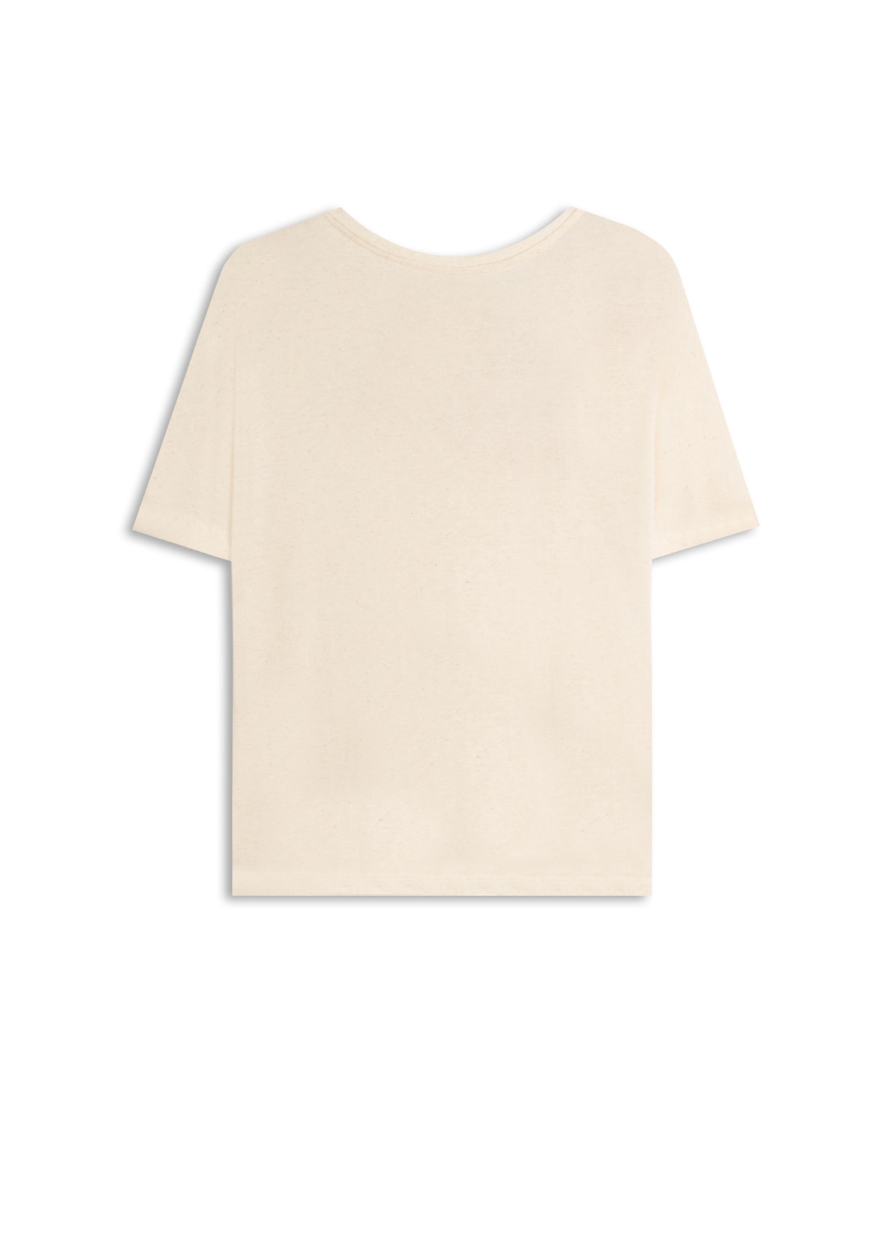 Blusa Cotton Linen Winged Paradise Natural