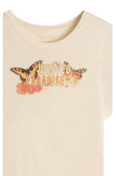 Blusa Cotton Linen Winged Paradise Natural