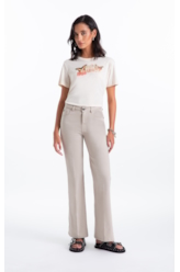Blusa Cotton Linen Winged Paradise Natural