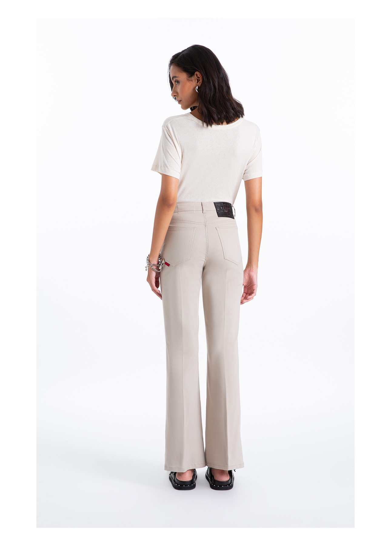 Blusa Cotton Linen Winged Paradise Natural