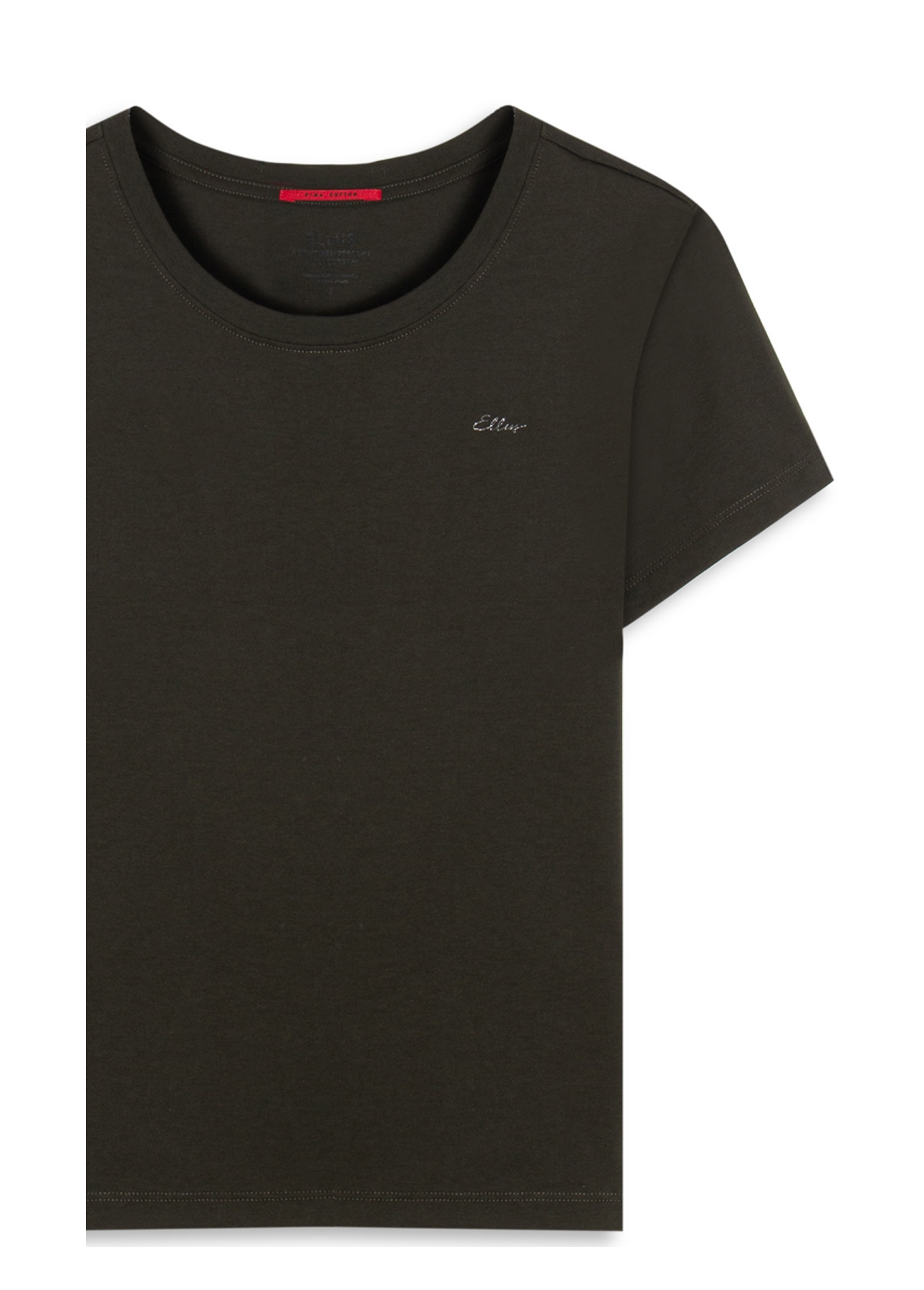 Blusa Cotton Pima Ellus Classic Slim Verde Militar