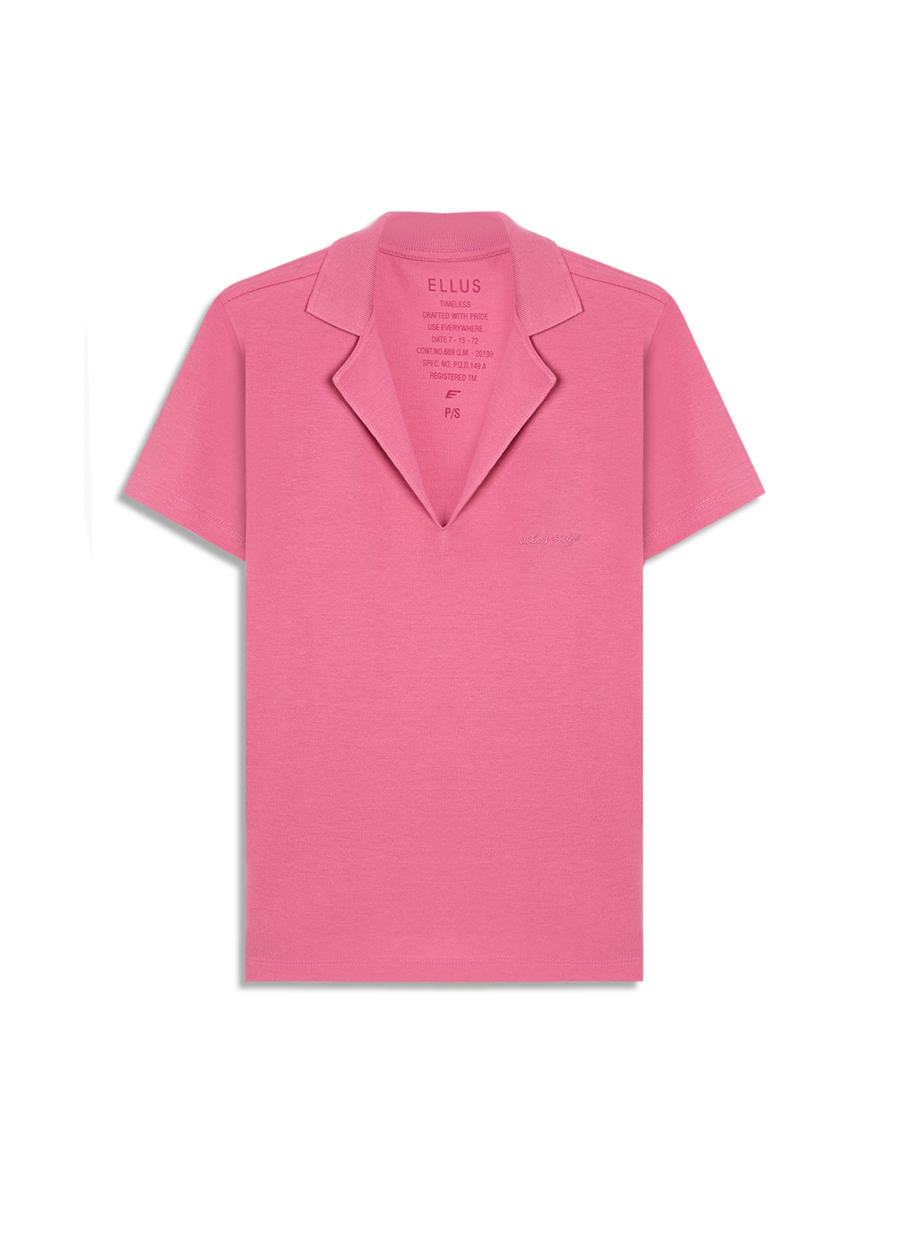 Blusa Cotton Piquet Polo Classic Mauve