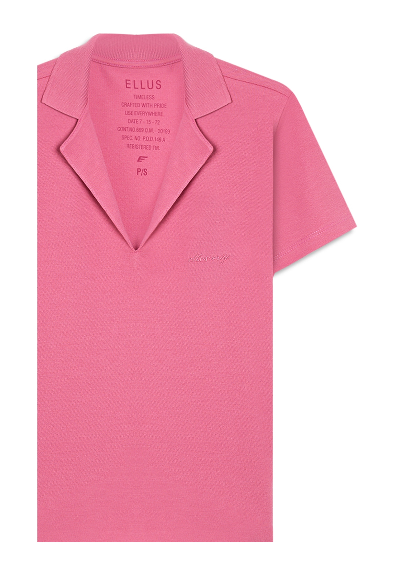 Blusa Cotton Piquet Polo Classic Mauve