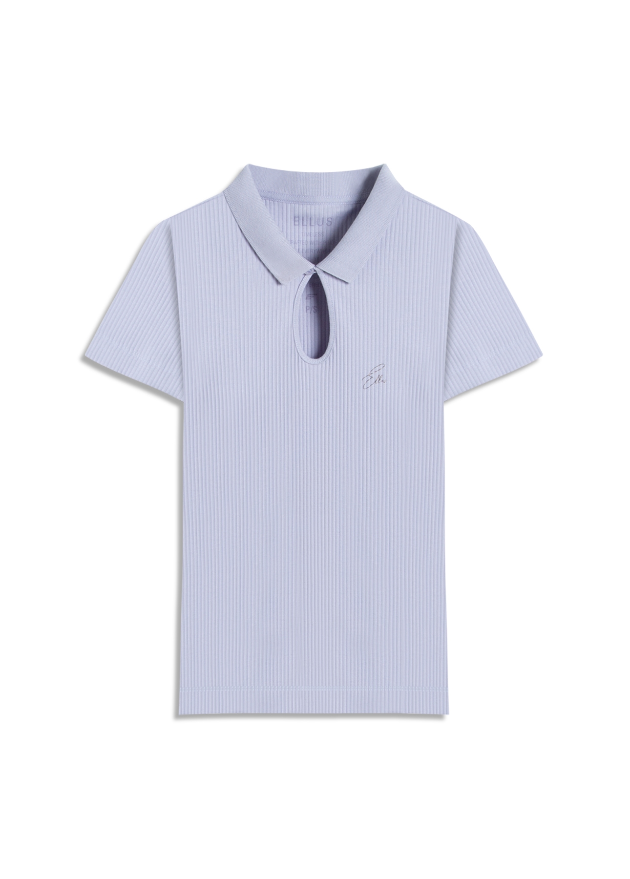 Blusa Cotton Rib Polo Ellus Dice Mc Lavanda