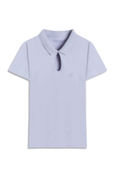 Blusa Cotton Rib Polo Ellus Dice Mc Lavanda