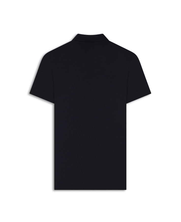 Blusa Cotton Rib Polo Ellus Dice Mc Preto