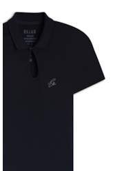 Blusa Cotton Rib Polo Ellus Dice Mc Preto