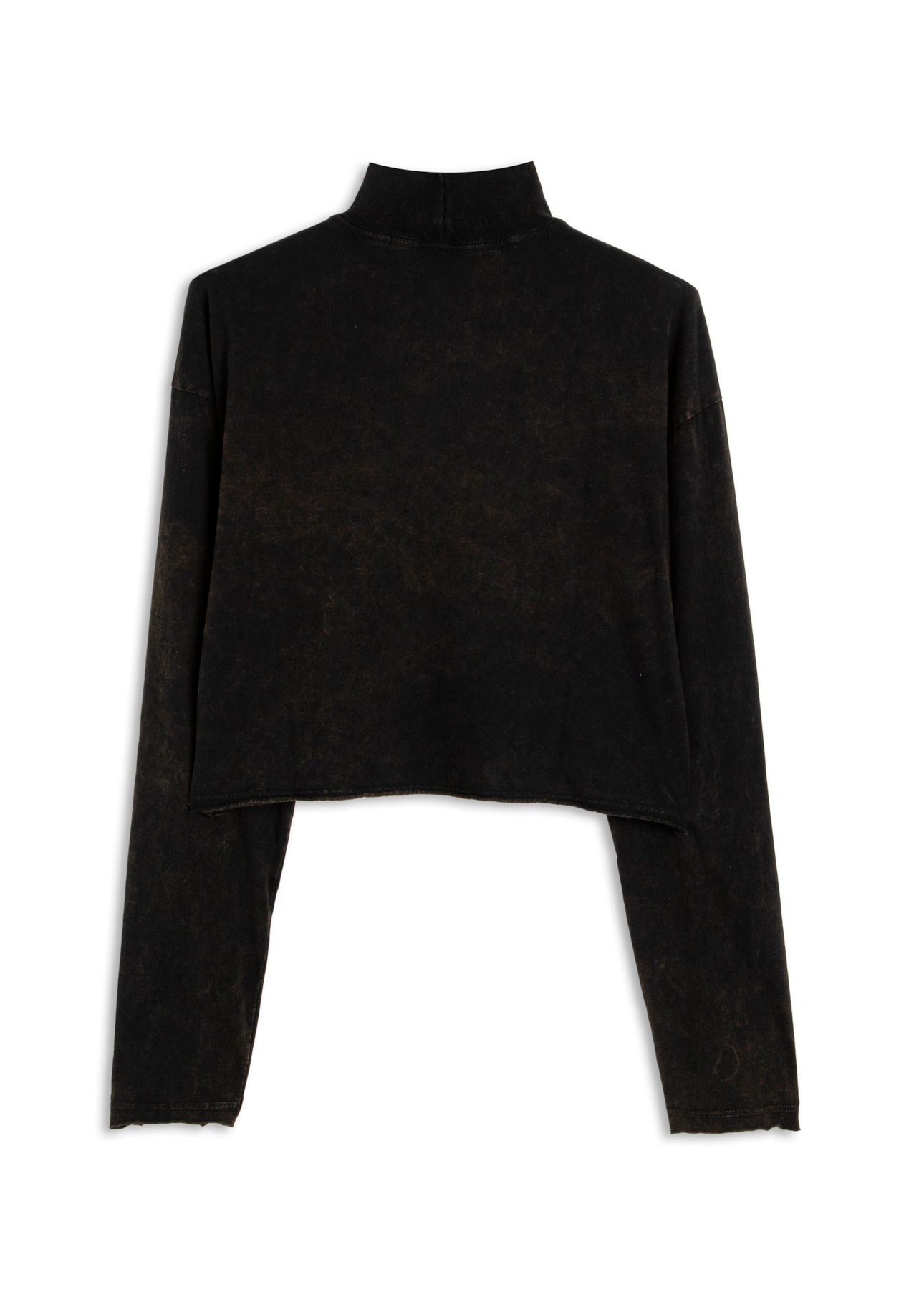 Blusa Cotton Triple Dyed Eagle Turtleneck Dark Brown