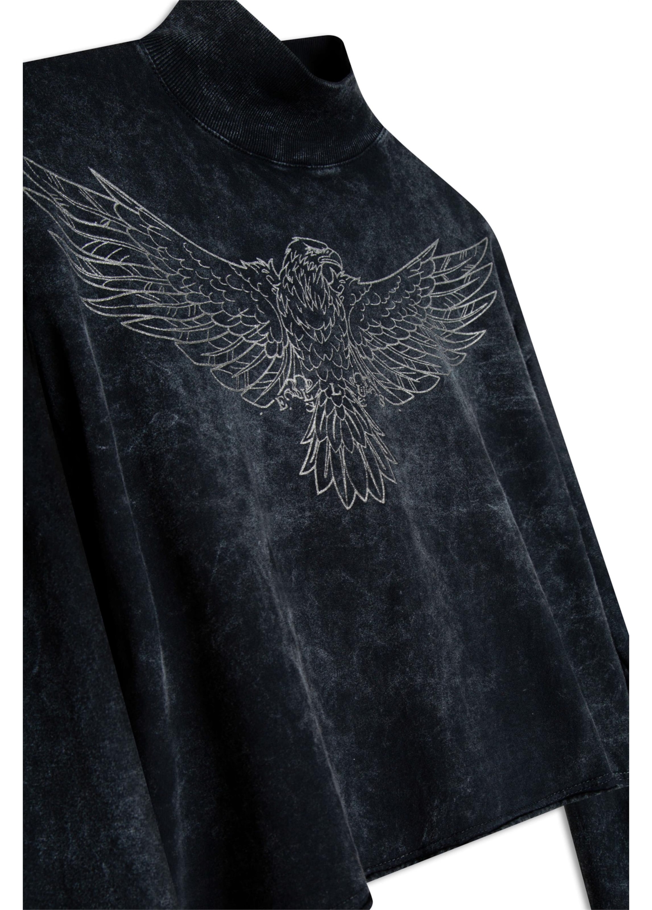 Blusa Cotton Triple Dyed Eagle Turtleneck Hortencia