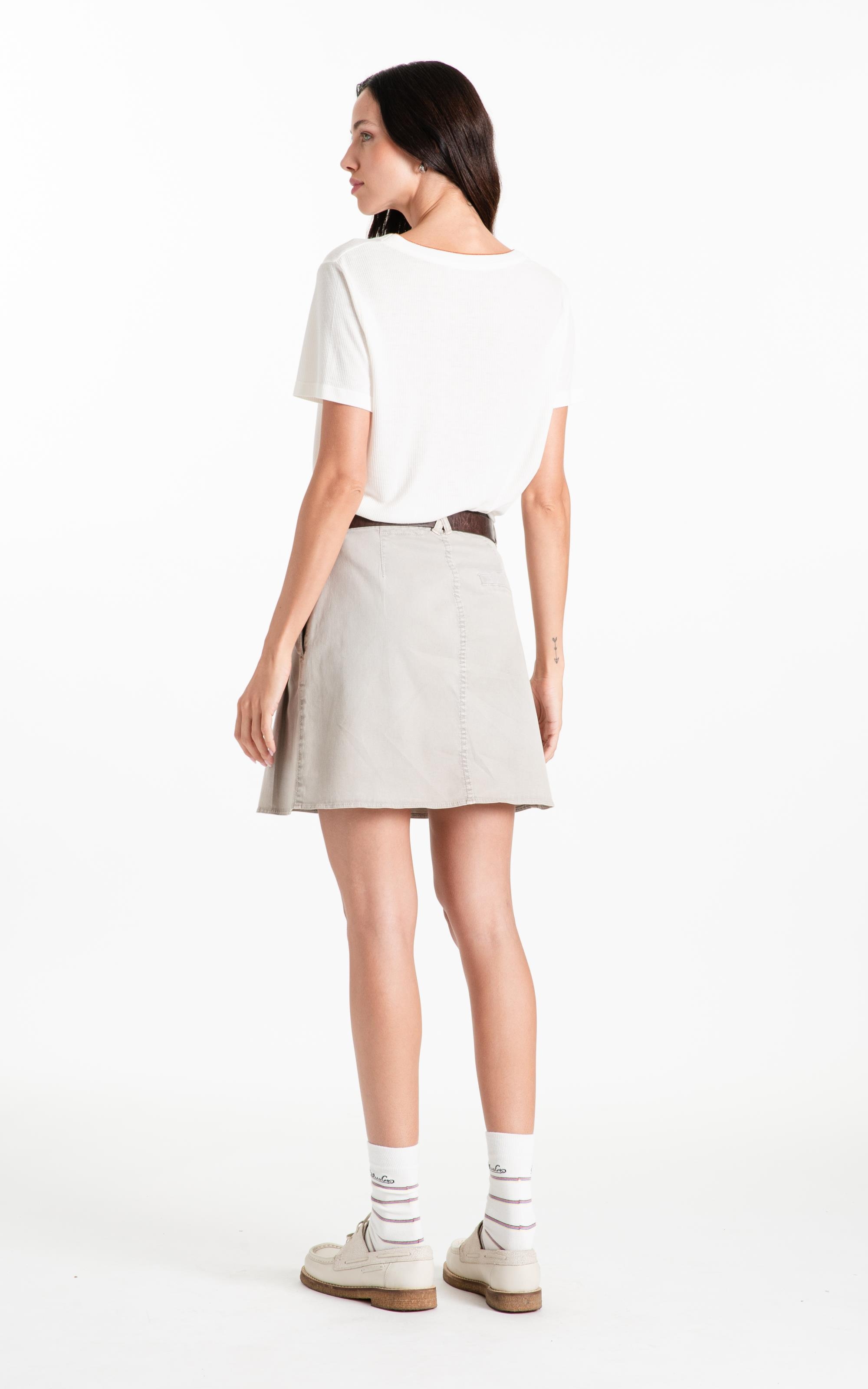Blusa Cotton Viscolinen Negroni Boxy Off White