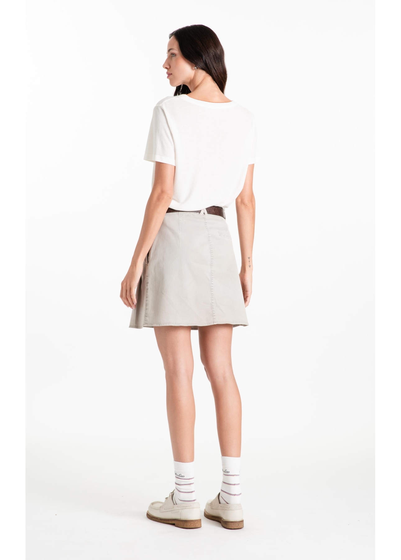 Blusa Cotton Viscolinen Negroni Boxy Off White