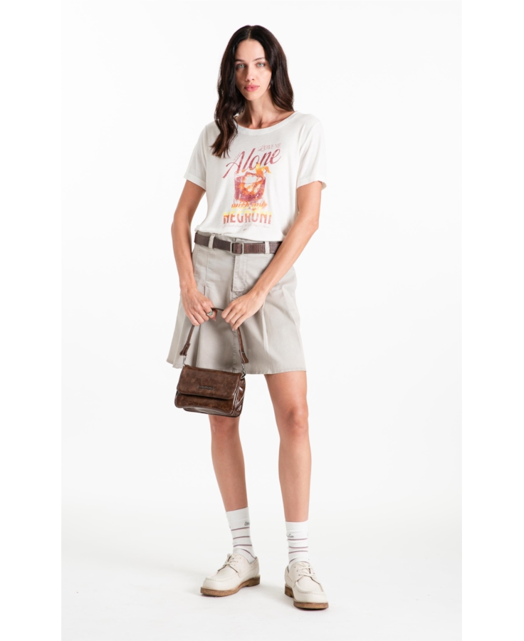 Blusa Cotton Viscolinen Negroni Boxy Off White