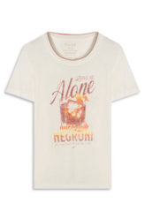Blusa Cotton Viscolinen Negroni Boxy Off White