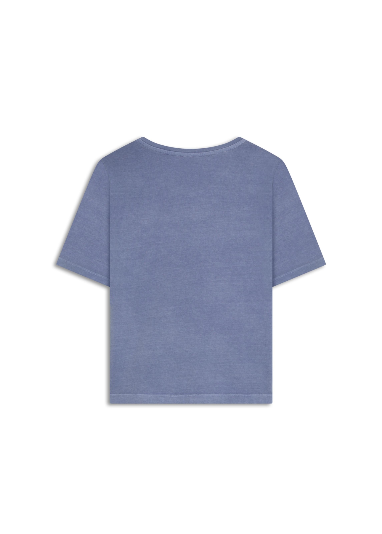 Blusa Cotton Washed Golden Nolstagia Blue Vintage