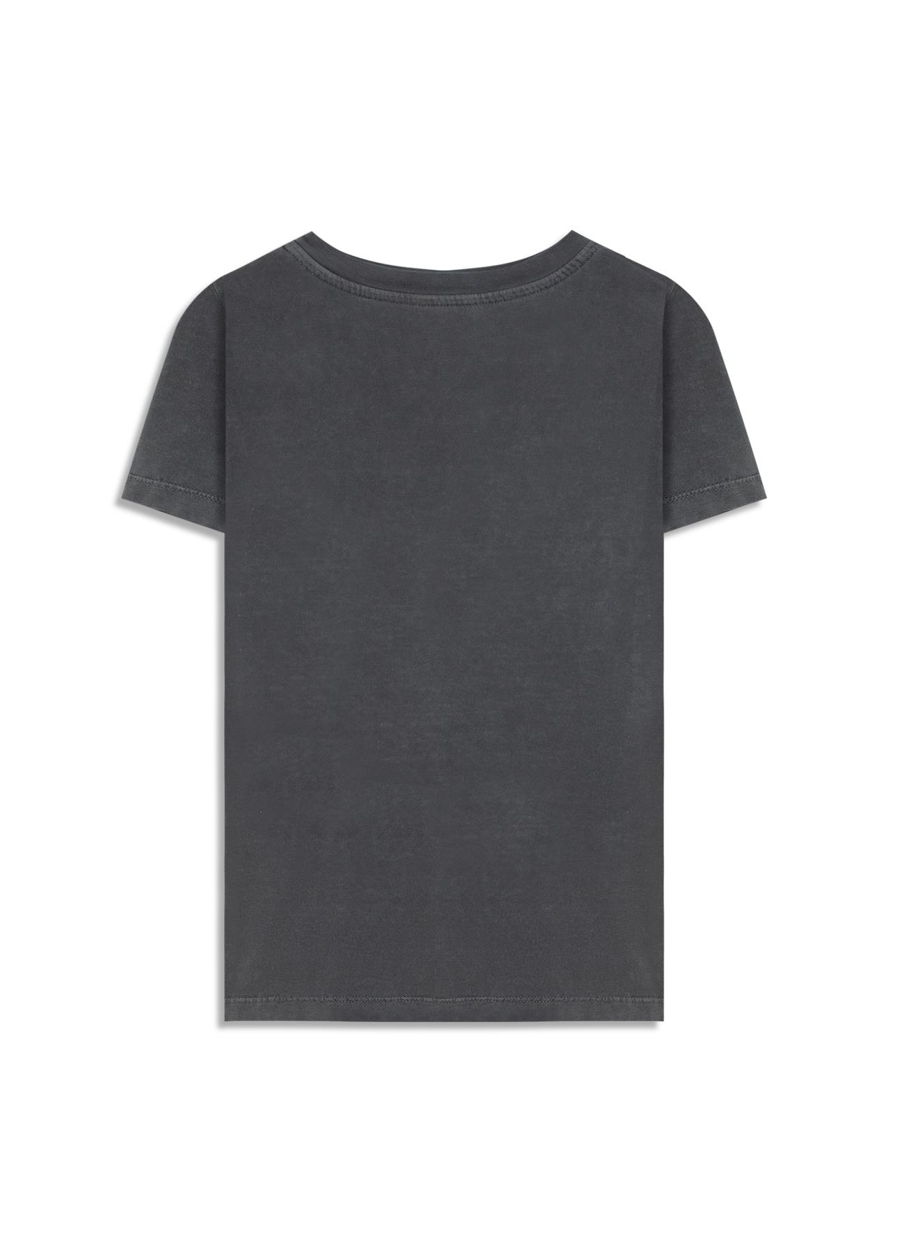 Blusa Cotton Washed Honored Classic Slim Preto