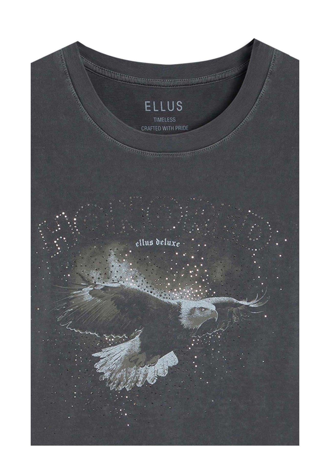 Blusa Cotton Washed Honored Classic Slim Preto