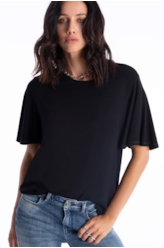 Blusa Crafted Ruffle Preto
