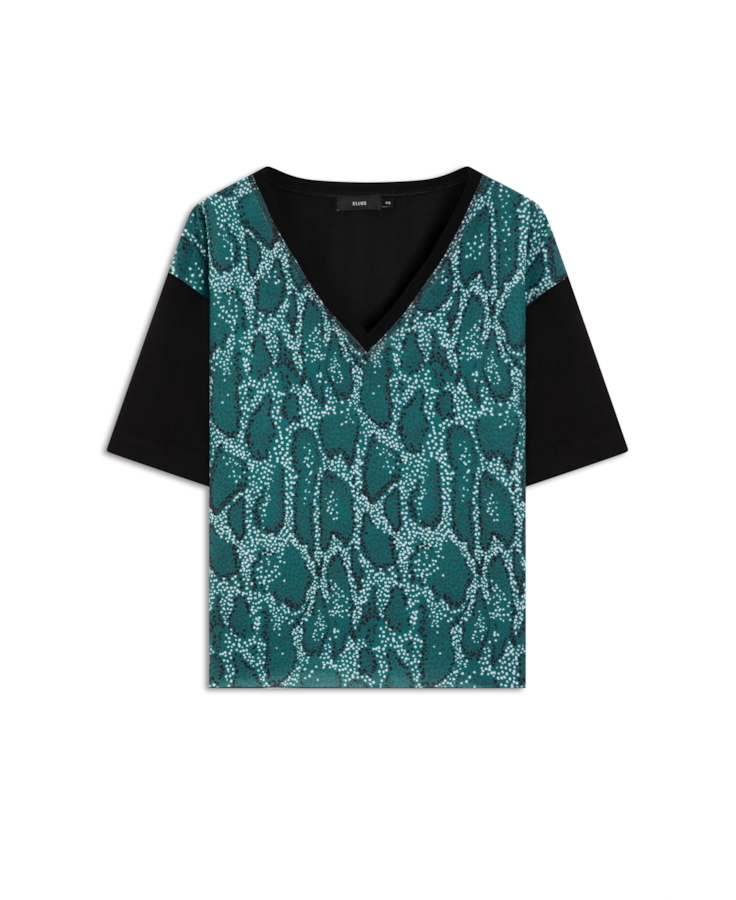 Blusa Crepe Bubble Phiton Musgo