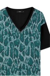 Blusa Crepe Bubble Phiton Musgo