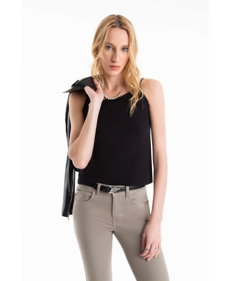 Blusa Crepe Desire Adjustment Preto