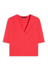 Blusa Crepe Desire Tranpass Vermelho