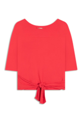 Blusa Crepe Desire Tranpass Vermelho
