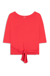 Blusa Crepe Desire Tranpass Vermelho