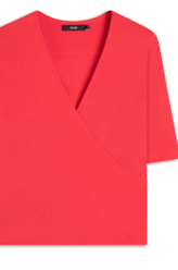Blusa Crepe Desire Tranpass Vermelho