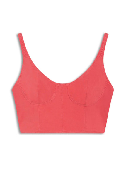 Blusa Cropped Color Corset Melancia