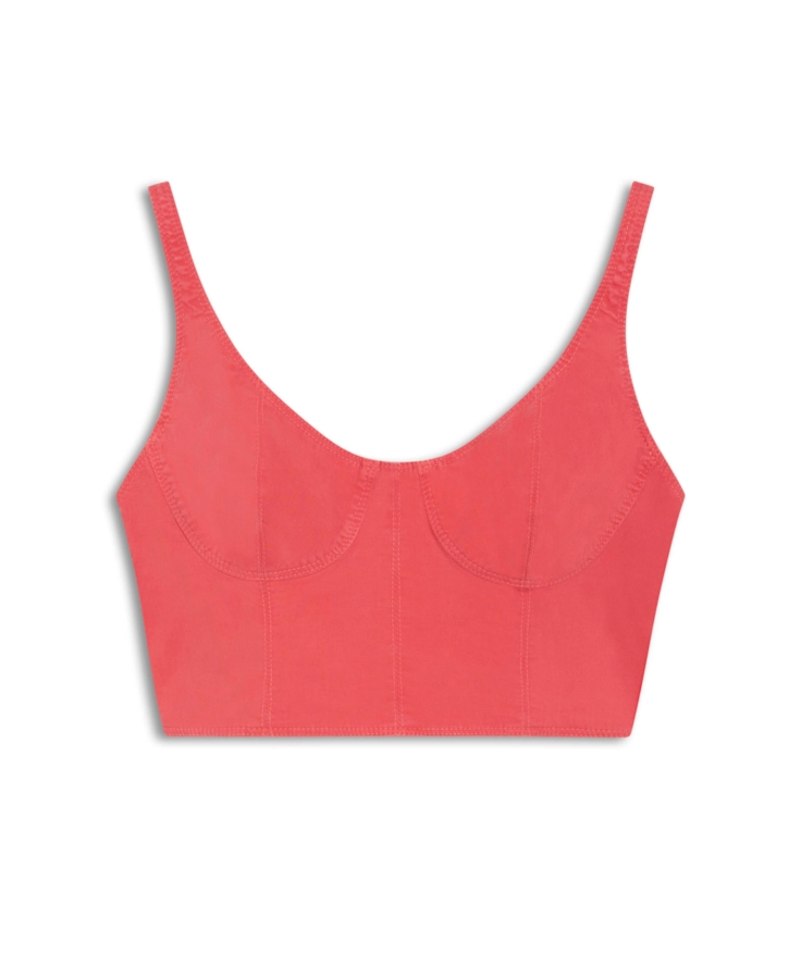Blusa Cropped Color Corset Melancia